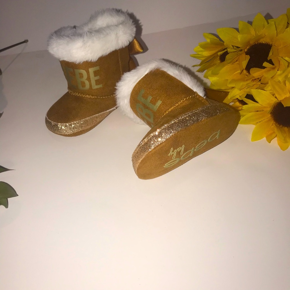 Bebe baby girl booties